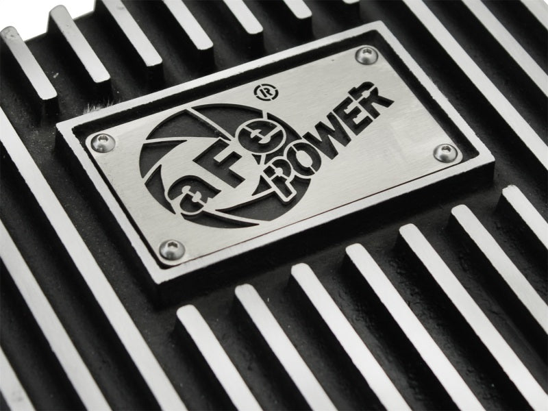 aFe Power Pro Series Transmission Pan Black w/ Machined Fins | Ford F-150 (09-14) (46-70172)
