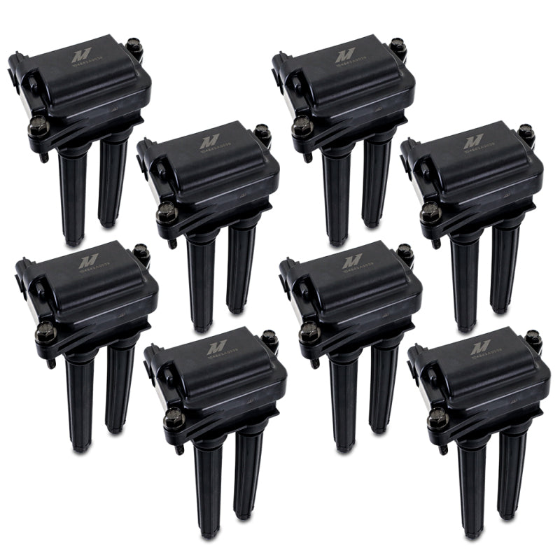 Mishimoto Ignition Coil Pack Set (8-Pack) (F&R): Fits 5.7/6.1/6.2/6.4L HEMI 2006-2023