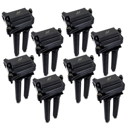 Mishimoto Ignition Coil Pack Set (8-Pack) (F&R): Fits 5.7/6.1/6.2/6.4L HEMI 2006-2023