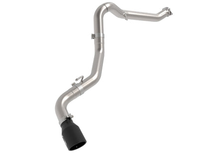 aFe Vulcan SS DPF-Back Exhaust (Black Tip) (REAR): Jeep Gladiator 3.0L EcoDiesel (21-25) - Black