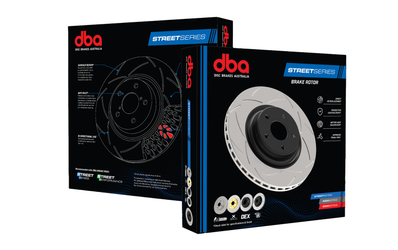 DBA Front Drilled & Slotted Street Series Rotor | Toyota Landcruiser / Lexus GX460 (09-15 / 10-13) (DBA2736X)