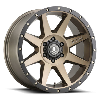 ICON 20x9 6x5.5 0mm Offset Bronze Wheel | Ford Bronco (21-26) (1820908350BR)