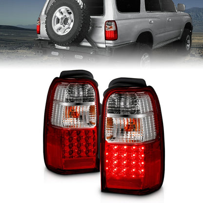 ANZO LED Taillight Assembly Red/Clear | Toyota 4Runner (01-02) (311070)