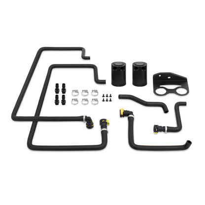 Mishimoto 18+ Ford F-150 2.7L EcoBoost Baffled Oil Catch Can Kit | Ford F-150 (17-20) / F-150 Raptor (17-20) ) (MMBCC-F27T-18SBE)