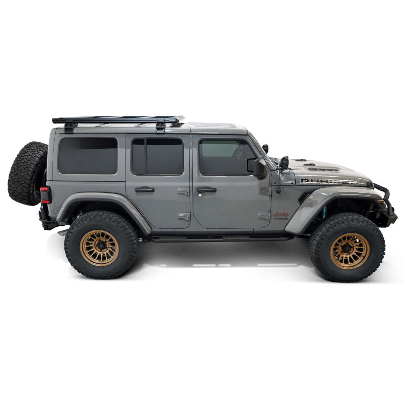 Westin Textured Black Rock Slider: Jeep Wrangler (18-24)