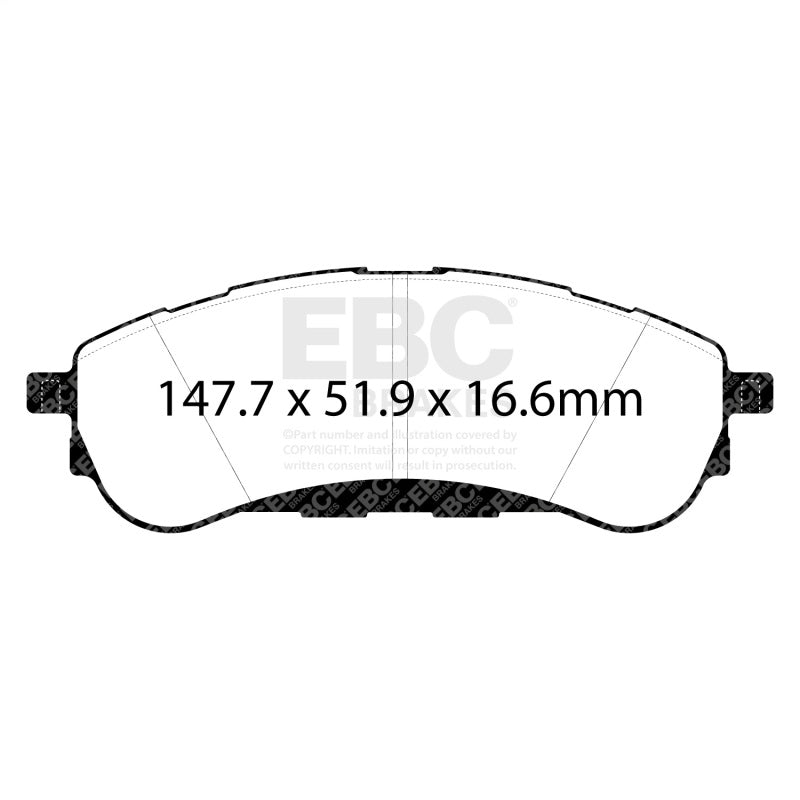 EBC Ultimax Rear Brake Pads | Ford Ranger (19-26) (UD2208)