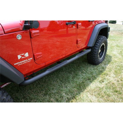Rugged Ridge 3 Inch Round Tube Steps | Jeep Wrangler JK/JL (07-25) (11591.06)