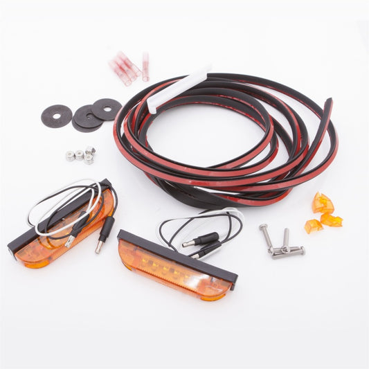 Bushwacker Universal 2-Wire LED Marker Light Kit for Flat Style Flares: Jeep Wrangler (2007-2018)