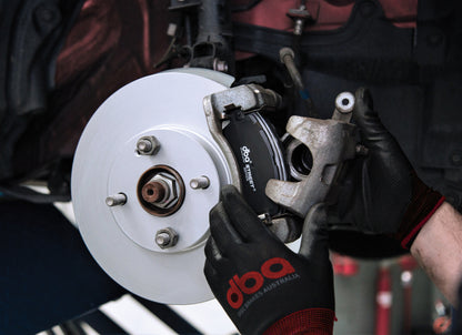 DBA Street Series Front Brake Rotors (Drilled & Slotted): Jeep Wrangler JK 2007 - 2018