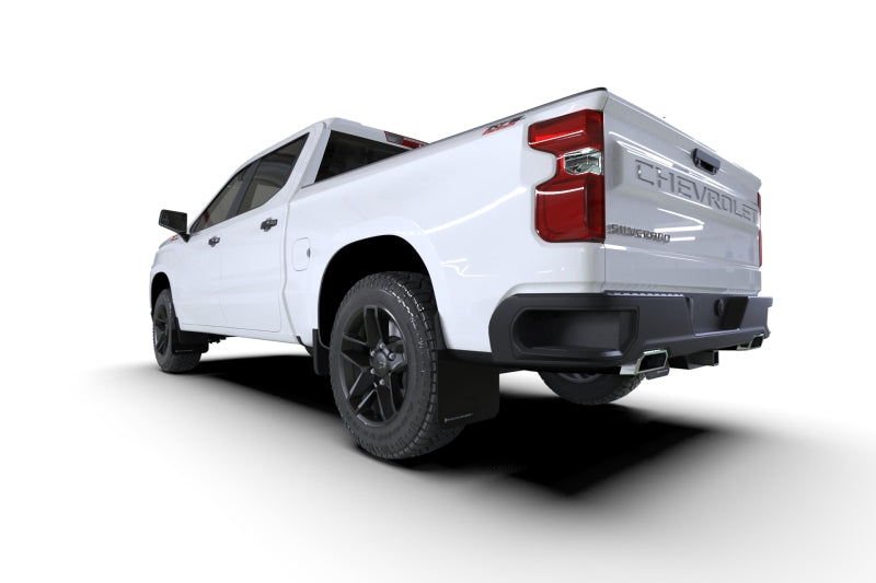 Rally Armor Mud Flaps | Chevrolet Silverado 1500 (19-26) (MF121-UR-BLK-WH)