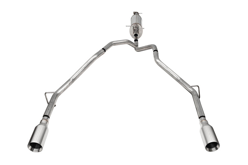 CORSA 2.5in Stainless Steel Sport Cat-back Dual Rear Exit | Ram 1500 (25-26) (21309)
