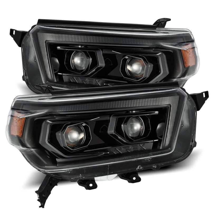 AlphaRex LUXX-Series Projector Headlights Alpha-Black | Toyota 4Runner (10-13) (880756)