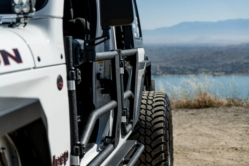 Body Armor 4x4 Tube Doors Front Pair: Jeep Wrangler (18-21) / Gladiator (20-21)