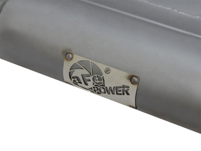 AFE Scorpion 2-1/2" Aluminized Steel Axle-Back Exhaust System (Polished Tip): Jeep Wrangler JK 2007 - 2018 (3.6L & 3.8L V6)