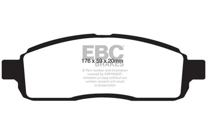 EBC Greenstuff Front Brake Pads | 09 Ford F150 4.6 (2WD) 6 Lug