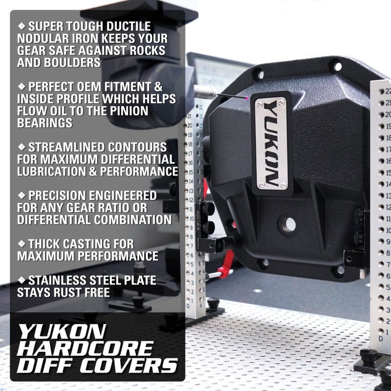 Yukon Hardcore Nodular Iron Cover | Chevrolet Silverado 1500 / GMC Sierra 1500 (19-26) Rear GM 8.6in (YHCC-GM8.5-M)