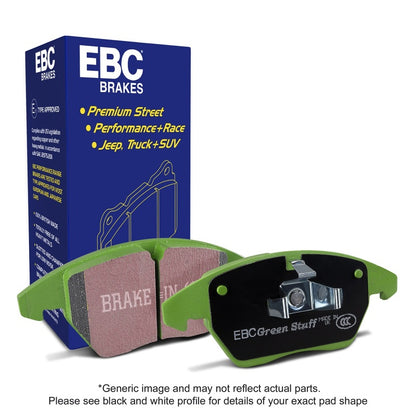EBC Greenstuff Brake Pads (REAR): Jeep Wrangler (07-18) / Wrangler JK (18)