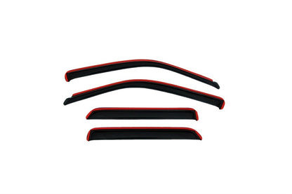 AVS Ventvisor In-Channel Window Deflectors (4PC, Smoke): Dodge / Ram Crew Cab (09-18)