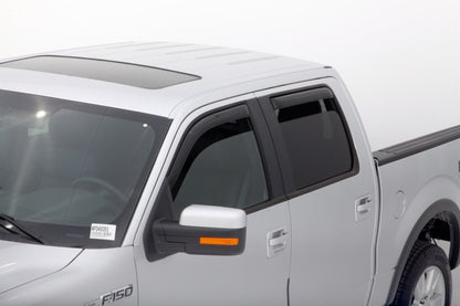 AVS Smoke In-Channel Window Deflectors | Ford F-150 (09-12 / 13-14 / 10-14 Raptor) (194155)