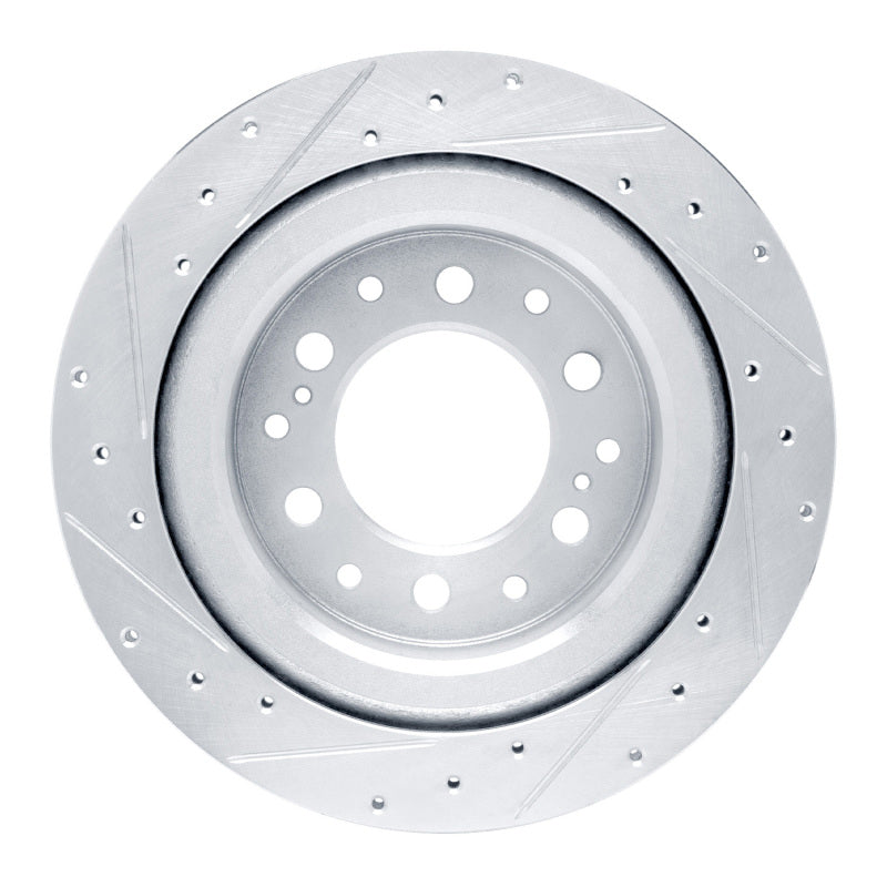 R1 2022-2025 Lexus GX550 Rear Drilled & Slotted Brake Rotor | Toyota Tundra (22-26) (EDZ-76163R)