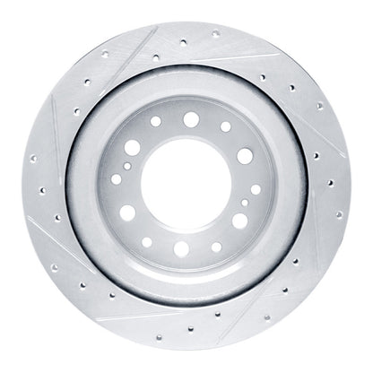 R1 2022-2025 Lexus GX550 Rear Drilled & Slotted Brake Rotor | Toyota Tundra (22-26) (EDZ-76163R)