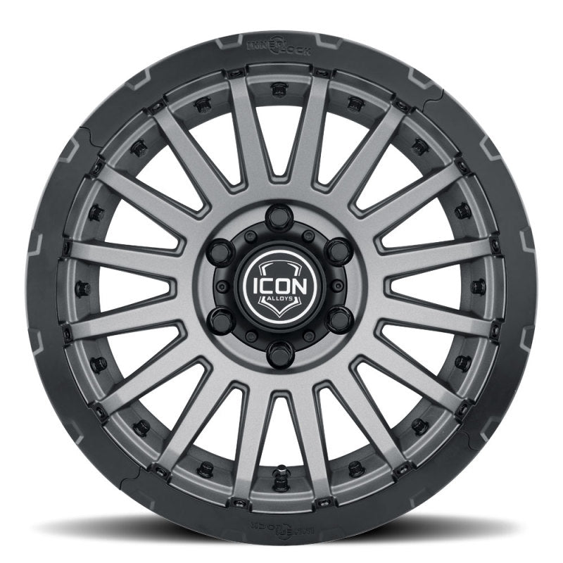 ICON Recon Pro 17x8.5 6x5.5 25mm Offset 5.75in BS Charcoal Wheel | Ford Ranger / Ford Bronco (19-26 / 21-26) (23617859057CH)