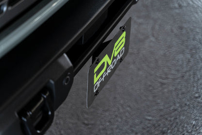 DV8 Offroad Capable Bumper Front License Plate Mount | Ford Bronco (21-26) (LPBR-04)