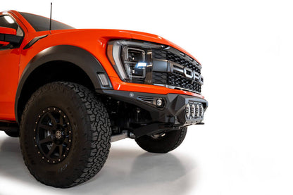 Addictive Desert Designs 2021+ Ford Raptor Bomber Front Bumper w/ 4 Rigid 360 6in Light Mounts | Ford F-150 Raptor (21-23) (F210014110103)