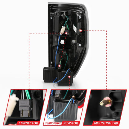 ANZO LED Taillight Assembly Black | Ford F-150 (09-13) (311257)