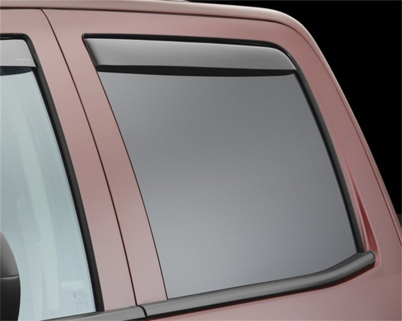 WeatherTech Rear Side Window Deflectors | Chevrolet Silverado 1500/2500HD/3500HD (20-26) / GMC Sierra 2500HD/3500HD (20-26) (83740)