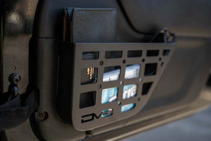 DV8 Offroad Slim Front Door Molle Pockets | Jeep Wrangler JK (07-18) (MPJK-07)