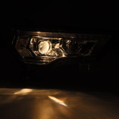 AlphaRex PRO-Series Halogen Projector Headlights Alpha-Black | Toyota 4Runner MK II (14-20) (880850)