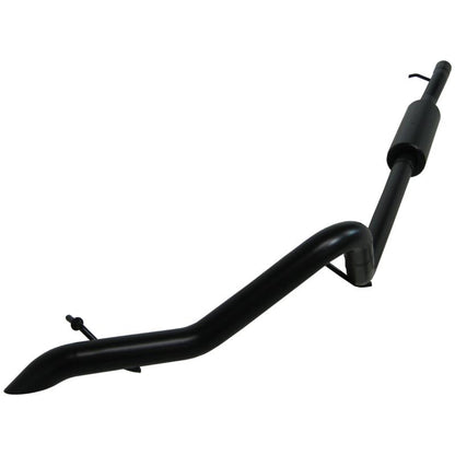 MBRP Black Series Off Road Cat-Back Exhaust Black Tip (REAR): Jeep Wrangler JK 2007-2011 3.8L