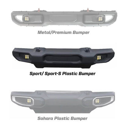 Baja Designs Squadron Pro Series Fog Pocket Kit: Jeep Wrangler (18-24) / Gladiator (20-24)