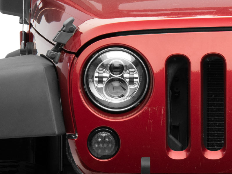 Raxiom 97-18 Jeep Wrangler Axial LED Daymaker Headlights | Jeep Wrangler (97-18) (J108043)