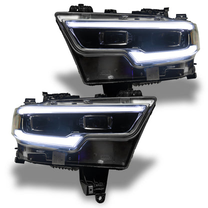 Oracle Lighting Projector LED Headlight DRL Kit: Ram 1500 2019-2024 w/ BC1 Controller