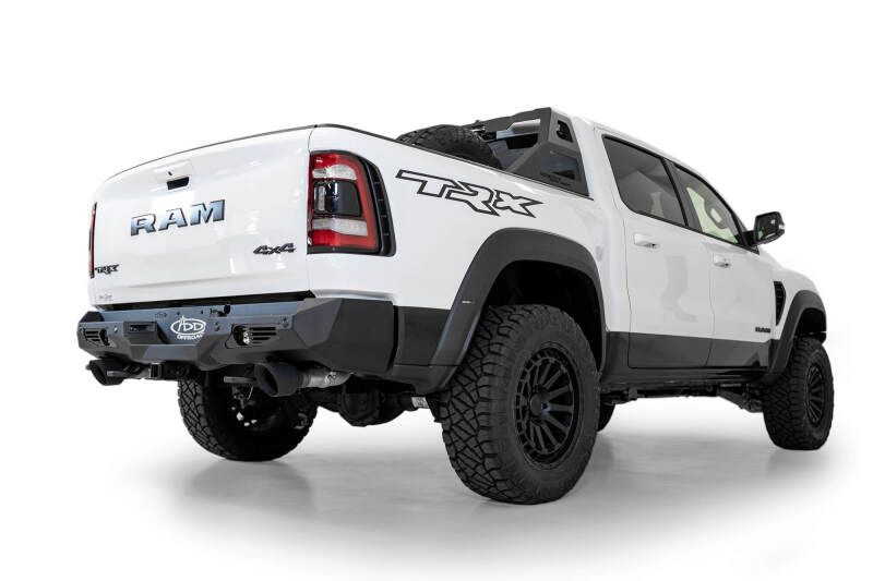 Addictive Desert Designs Bomber Rear Bumper (REAR): Ram 1500 TRX (19-24) - Hammer Black