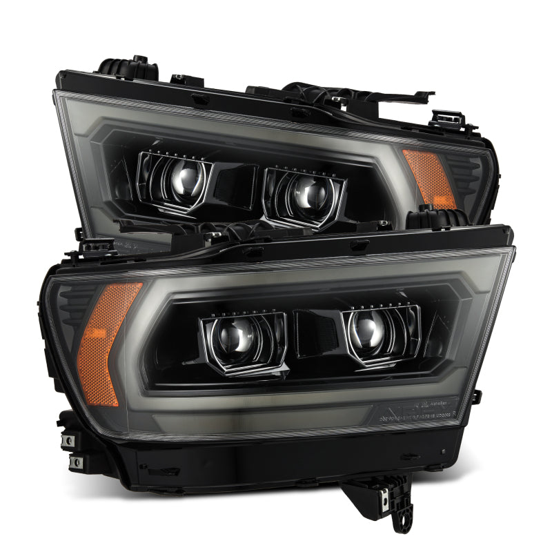 AlphaRex LUXX LED Projector Headlights (Alpha-Black): Ram 1500 2019 - 2024