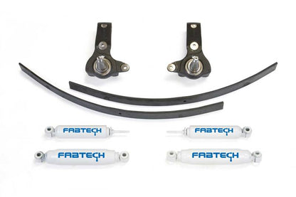 Fabtech 3in Spindle System w/ Performance Shocks | Toyota Tacoma 95.5-04 5 Lug 2WD (K7014)