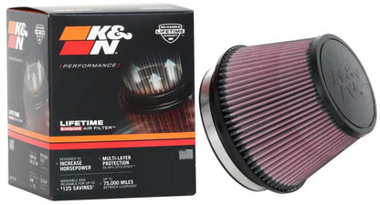 K&N RU-2960XD Universal Round Tapered Performance Washable Air Filter | Chevrolet Colorado / GMC Canyon (15-22) (RU-2960XD)
