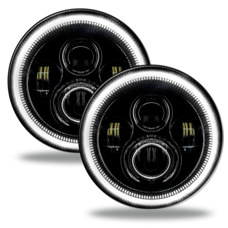 Oracle Lighting High Powered LED Headlights: Jeep Wrangler (07-17) / Wrangler JK (18)