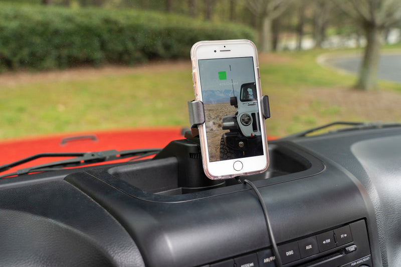 Rugged Ridge Dash Multi-Mount Charging Phone Kit | Jeep Wrangler JK (07-18) / Wrangler JL (18-25) (13551.34)