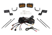 Diode Dynamics 21-22 Ford F-150 SSC2 Stage Series Backlit Ditch Light Kit - Yellow Pro Combo