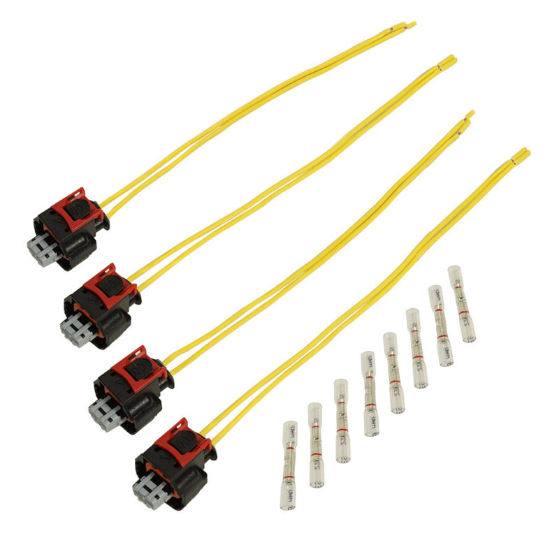 BD Diesel 4 Pack Injector Connector Pigtail Kit | Chevrolet Silverado 2500HD/3500HD (20-26) / GMC Sierra 2500HD/3500HD (20-26) (1050458)
