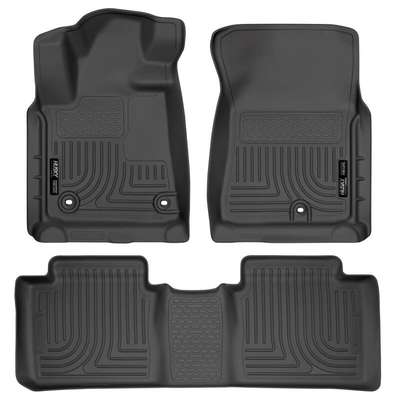Husky Liners WeatherBeater Front & 2nd Seat Floor Liners | Toyota Tundra (14-18 / 19-21) (99561)