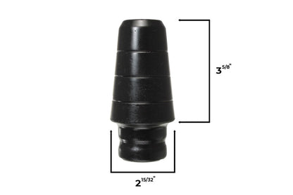 Energy Suspension Black Front Bump Stop Set (FRONT): Fits most Jeep / Dodge Trucks