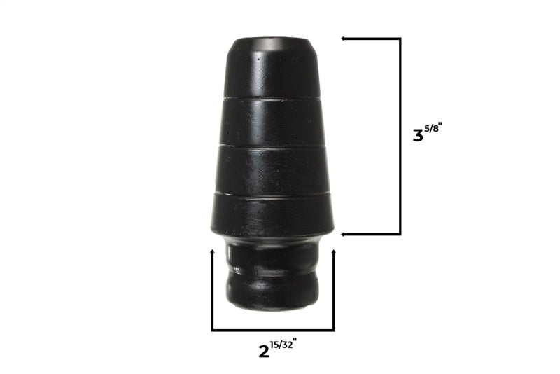 Energy Suspension Black Front Bump Stop Set (FRONT): Fits most Jeep / Dodge Trucks