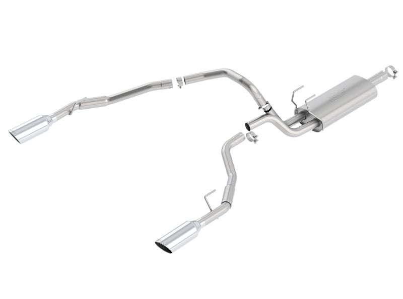 Borla S-Type Cat-Back Exhaust (Polished Tips, Thru Bumper): Dodge Ram 5.7L Hemi (09-18)