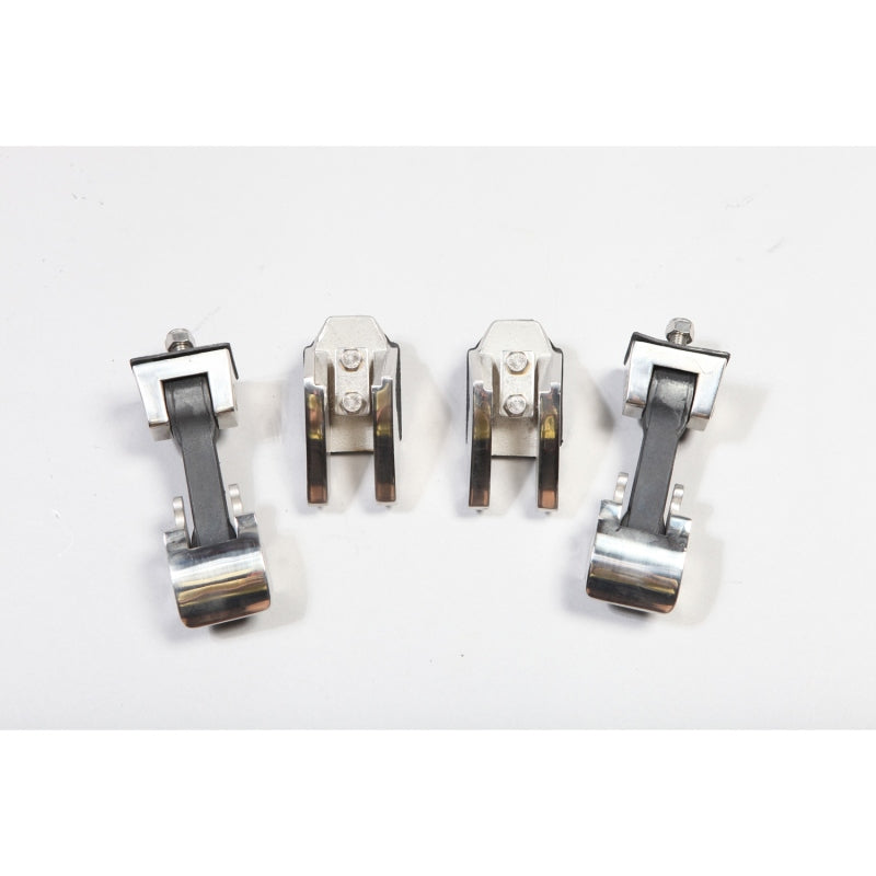 Rugged Ridge Stainless Steel Hood Catch Set | Jeep Wrangler JK / JL (11116.06)