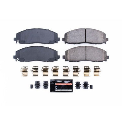 PowerStop Z23 Evolution Sport Brake Pads (FRONT): Jeep Gladiator (20-24) / Wrangler (18-24) w/ Hardware
